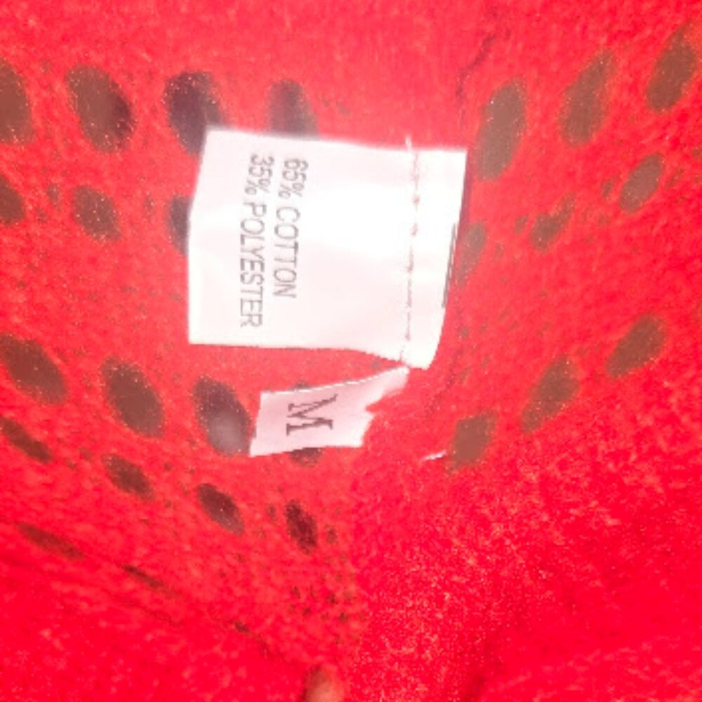 *NEVER WORN* Wmn Sxy 2 Pcs Stpe Prted Knted Swter Jkets Bcon Shrts Prty SZ M - Picture 4 of 5